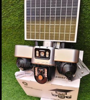 Smart 4g V380 3 Lens Solar Camera – App Controlled Rotation + Voice - thumbnail 2