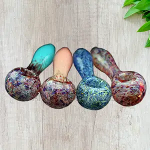 Hippculture Molten Marble Smoking Glass Pipe