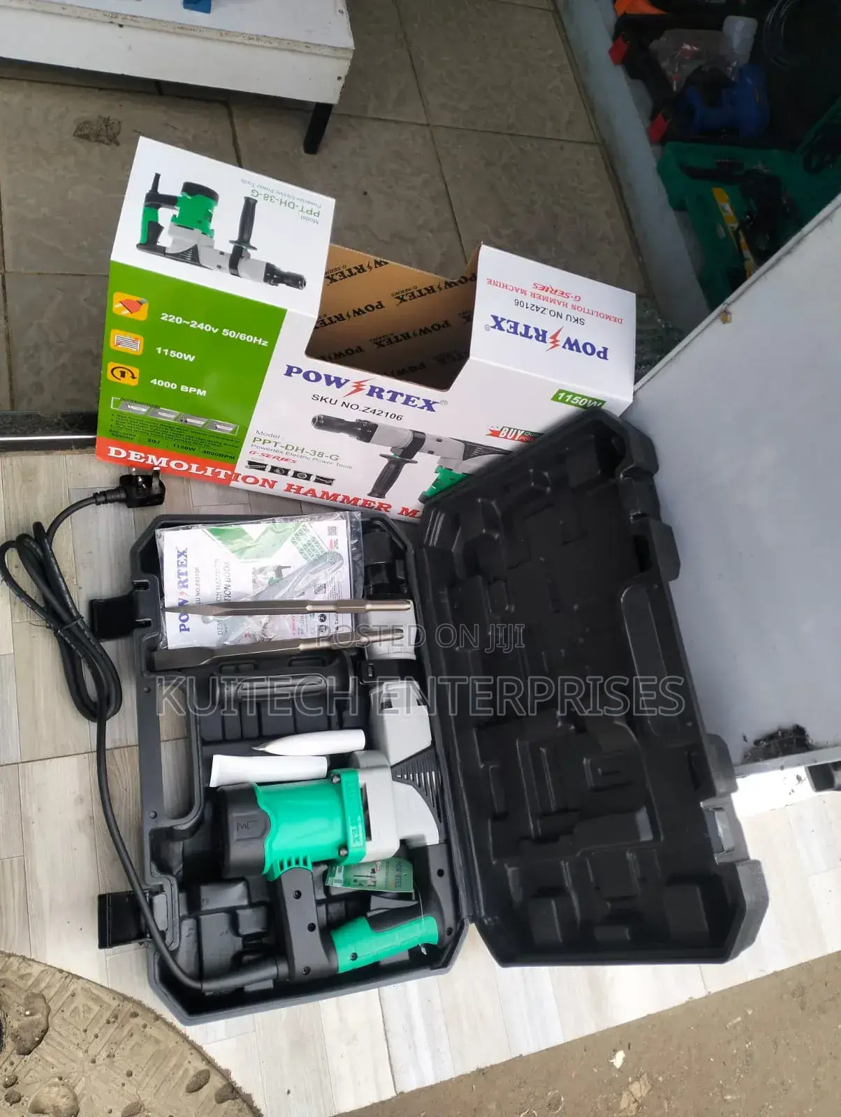 Demolition Drill/ Electric Powertex Demolisher Hammer Machine 1150w