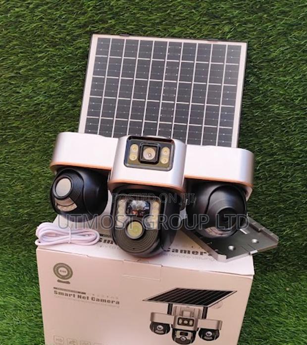 V380 4g Triple Lens PTZ Solar Camera – All Lenses Remote Controlled - main view