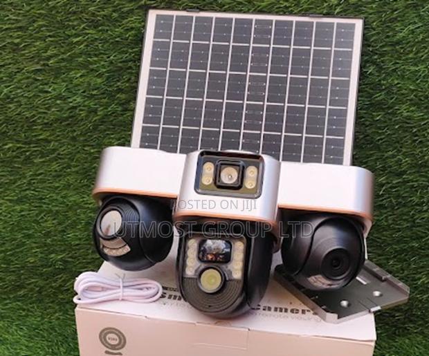 Solar V380 Pro Triple Lens Camera – Rotate Every Lens 360° Remotely