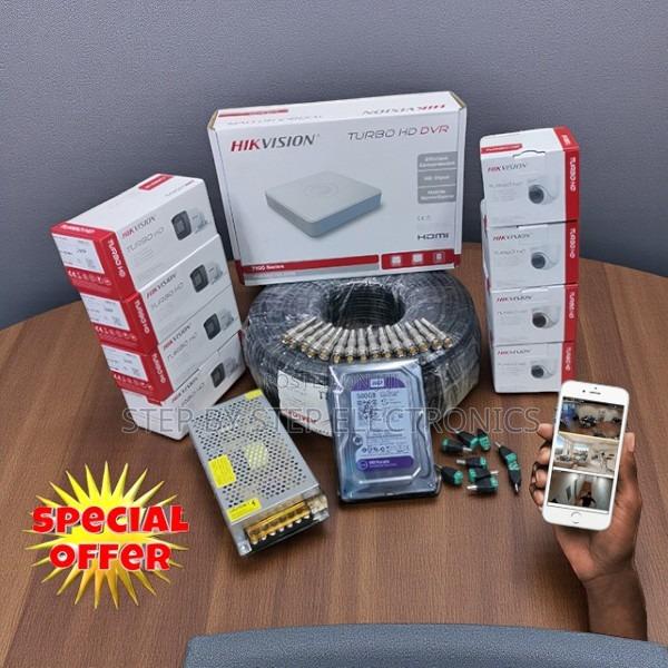 Durable Hikvision 8 Cameras 1080p Plug Play CCTV Surveillance Kit - main view