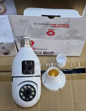 Dual Lens Wifi Bulb CCTV Camera