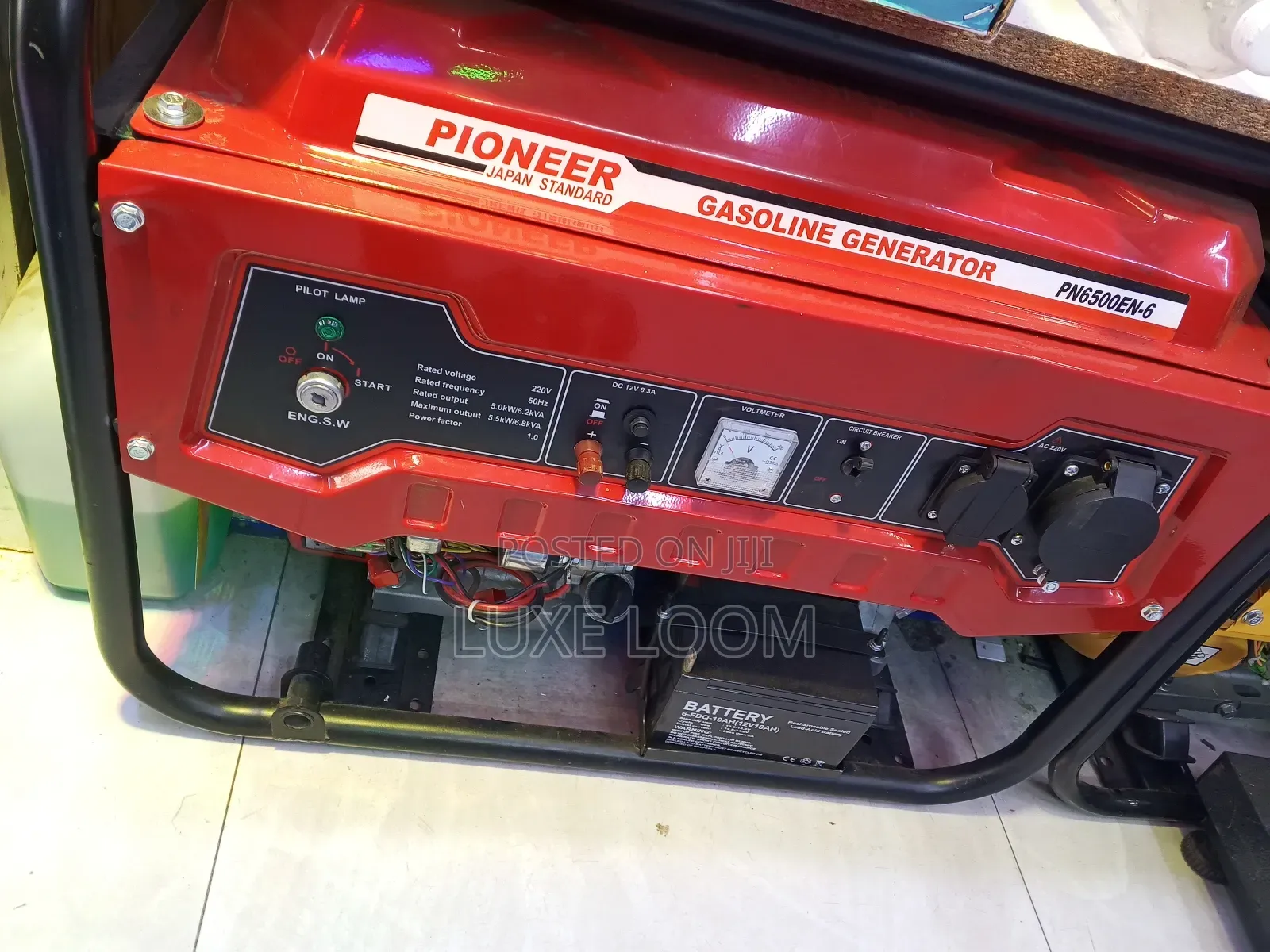 Pioneer Generator 6.8kva 10hp/ Pioneer Gasoline Generator