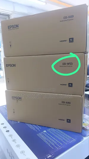 Epson Eb-W53 Projector 3lcd Wxga 4000 Lumens