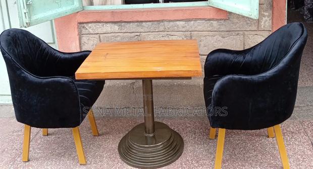 Mahogany Dining Set/Restaurant Set for 2 Seater. - thumbnail 2
