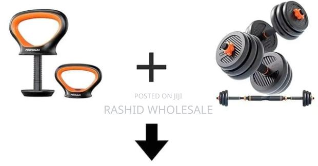 Rubber Dumbells With Kettlebell  30kgs - main view