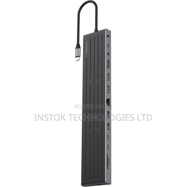 Powerology Nexis 13-in-1 Usb-C Hub With Laptop Stand