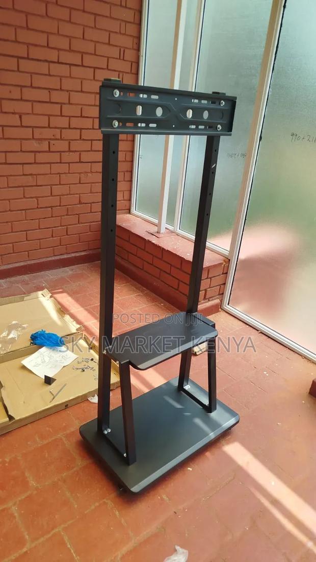 Tv Trolley Movable Stand 32" to 75" - thumbnail 2