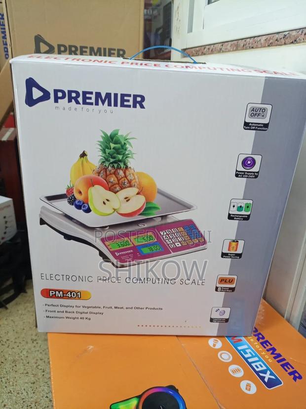 Premier Pm-401 40kg Electronic Weighing Scale - main view
