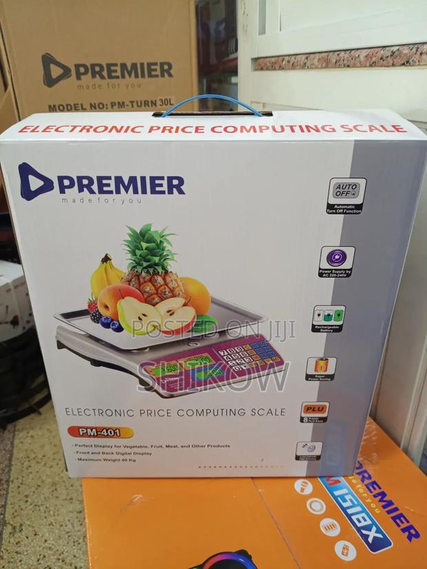 Premier 40kg Pm-401 Electronic Price Computing Scale With Without Arm