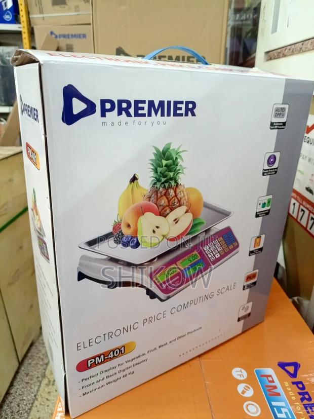 Premier 40kg Pm-401 Electronic Price Flat Weighing Scale