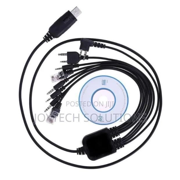 8 In1 Usb Programming Cable for Walkie Radios - thumbnail 2