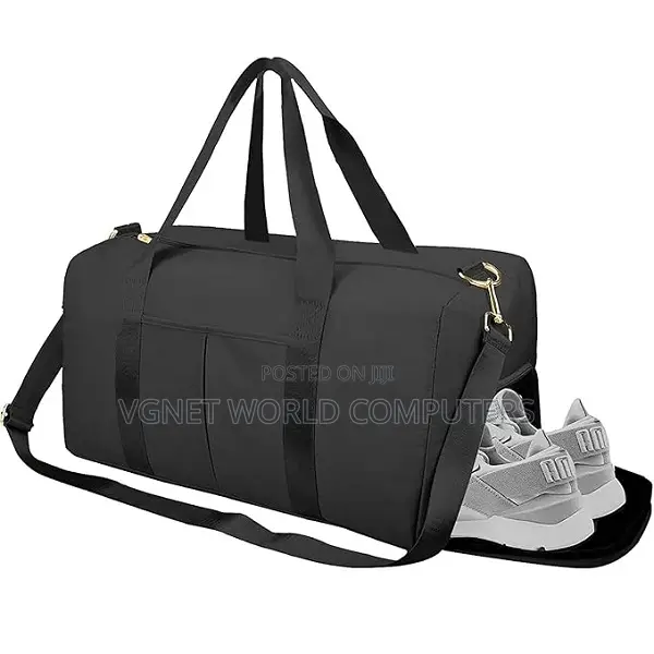Men and Women Sports Gym Bag With Shoes Compartment