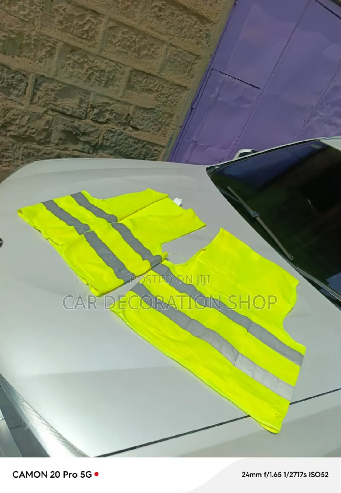 2pcs Unisex Sleeveless High Visibility Protective Safety Jacket