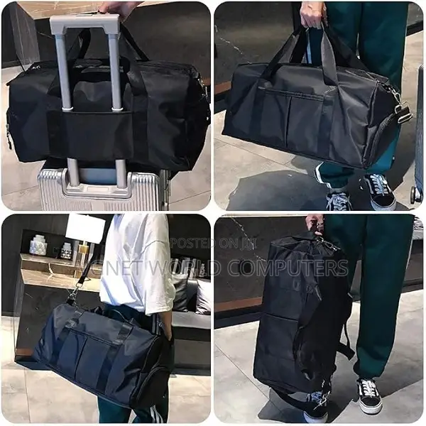 Men and Women Sports Gym Bag With Shoes Compartment