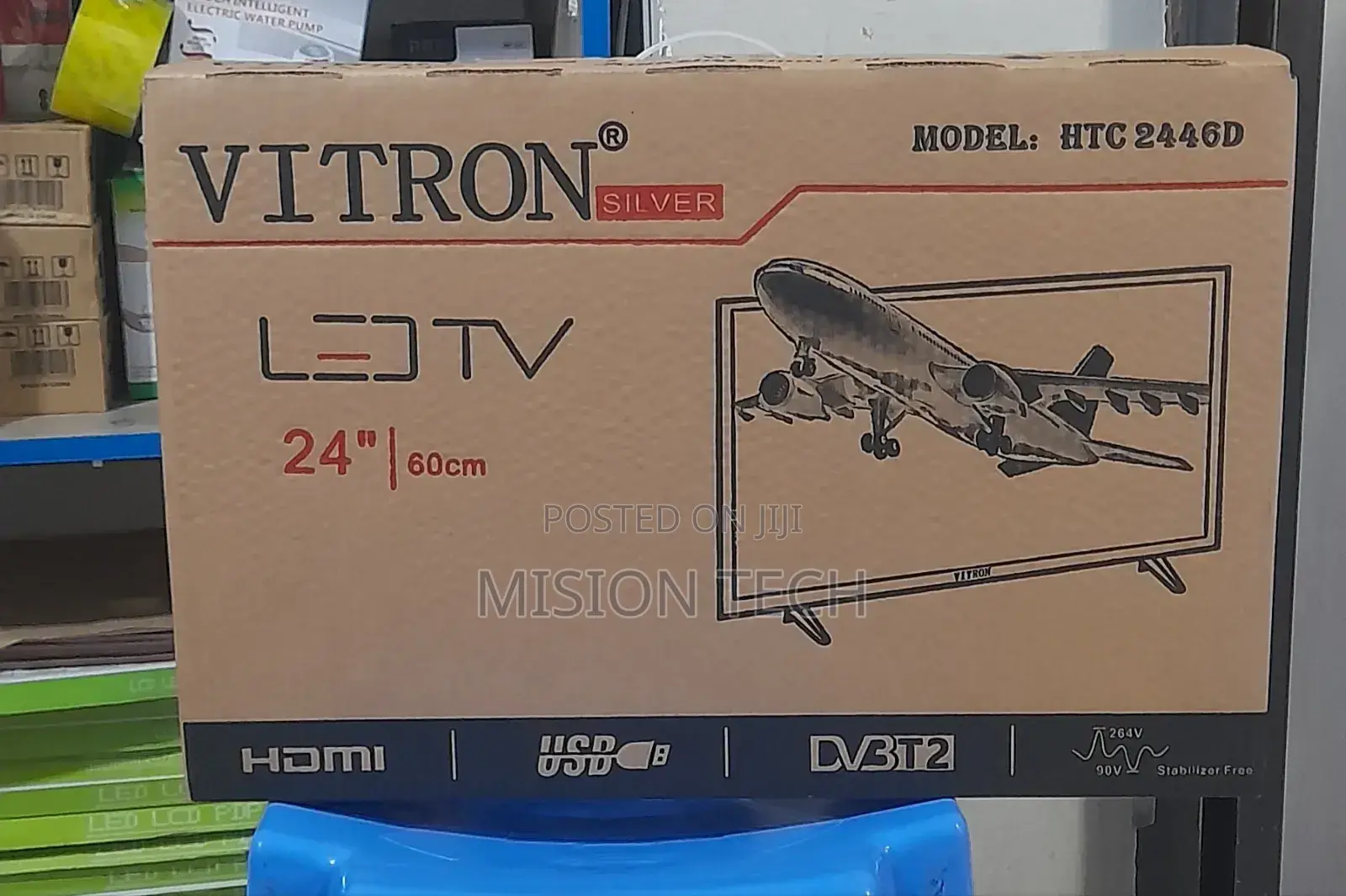 Vitron 24-Inch Led Tv, Model HTC 2446d 