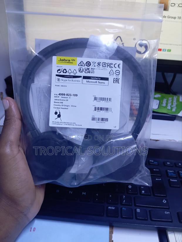 Jabra Evolve 20 Ms Stereo Noise Cancelling Headset - thumbnail 2