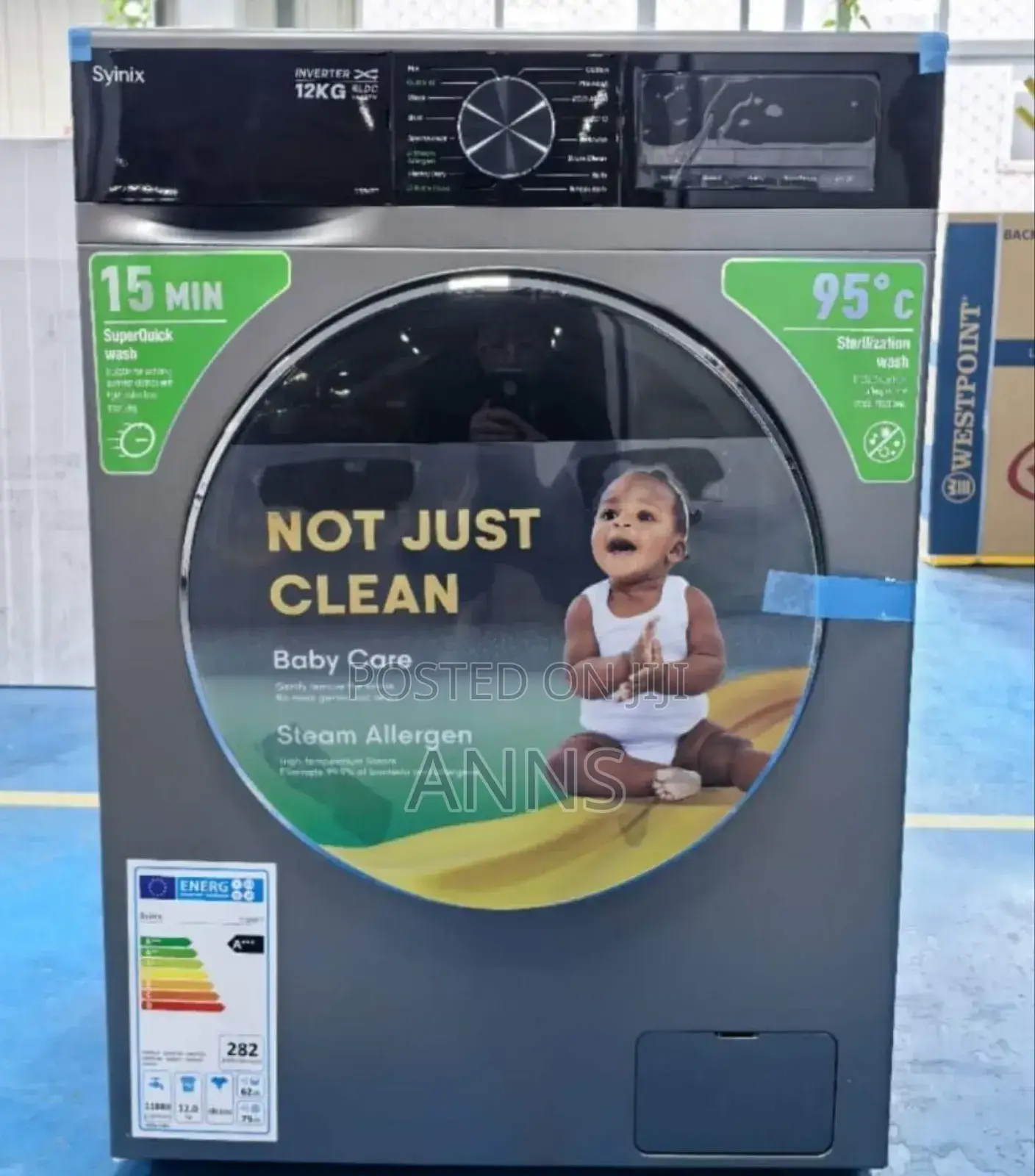 Syinix 8kg Wash and Spin