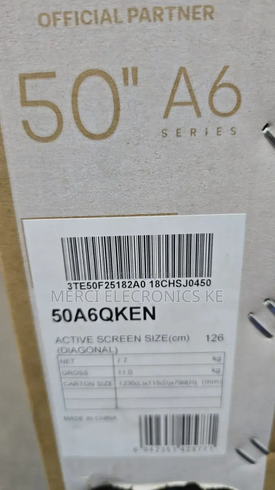 Hisense 50 Inch Uhd Smart Tv 50a6q