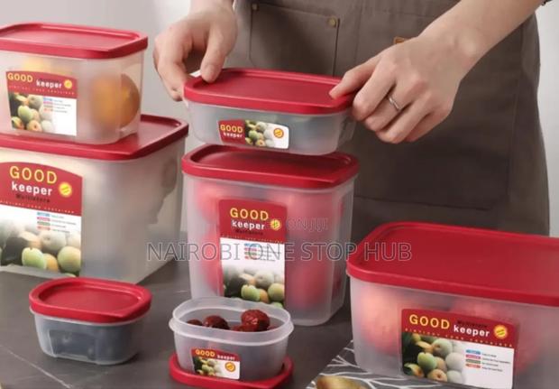 6 in 1 Food Storage Containers - main view