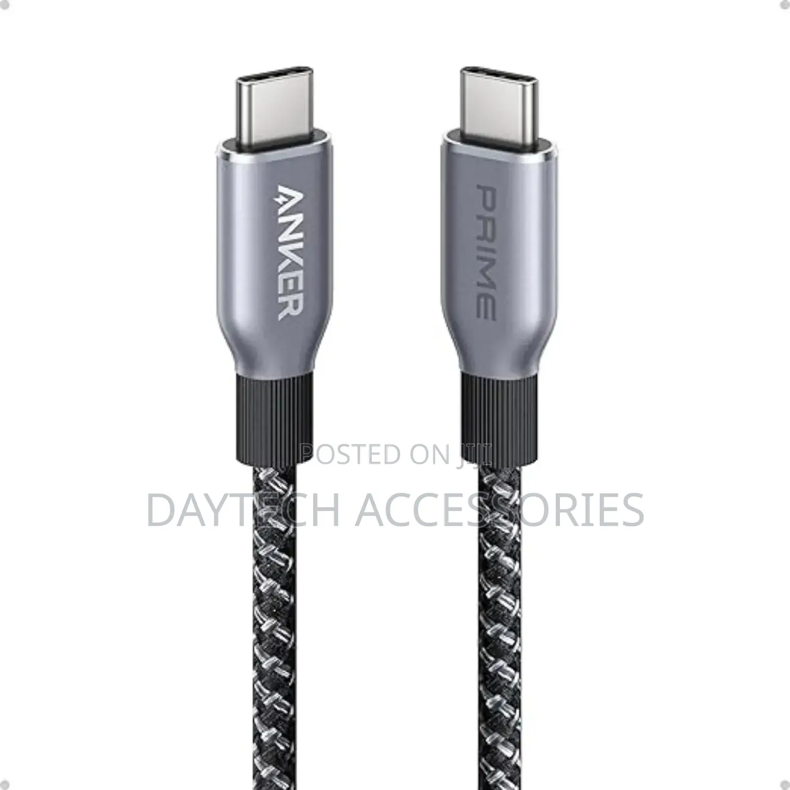 Anker Prime Usb-C to Usb-C Cable (6 Ft, 240w, Upcycled-Braided).