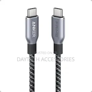 Anker Prime Usb-C to Usb-C Cable (6 Ft, 240w, Upcycled-Braided).