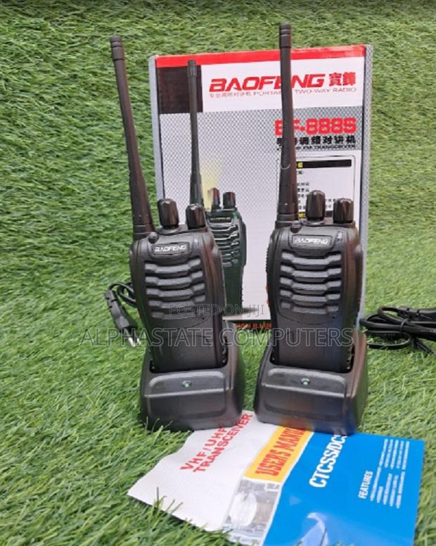 Baofeng Bf-888s Walkie Talkie Two Radio Reliable Two-Way Communication