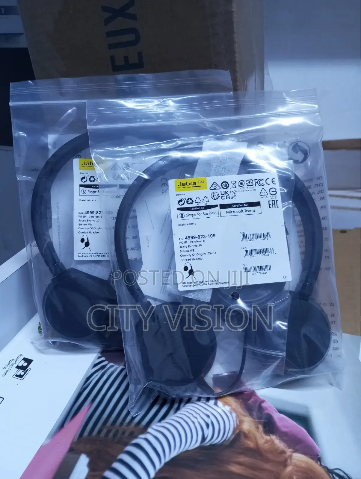Jabra Evolve 20 Ms Stereo Usb-a Headband, Noise Cancelling