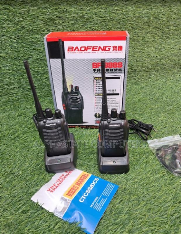 Baofeng Security Baofeng Bf888s Walkie Talkie Radio With Earpiece 2pcs