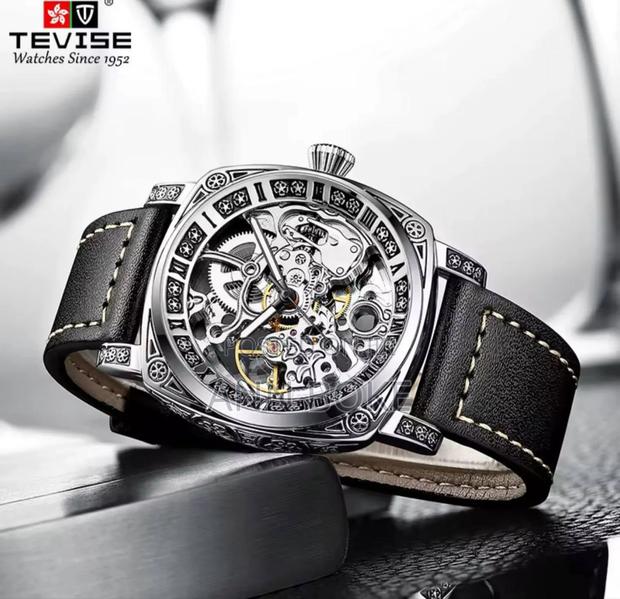 Tevise Automatic Skeleton Design Gents Watch * - thumbnail 2