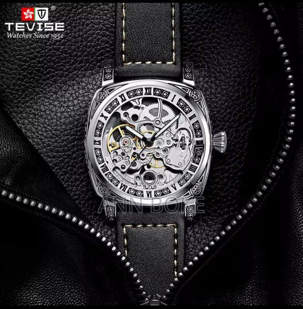 Tevise Automatic Skeleton Design Gents Watch * - thumbnail 3