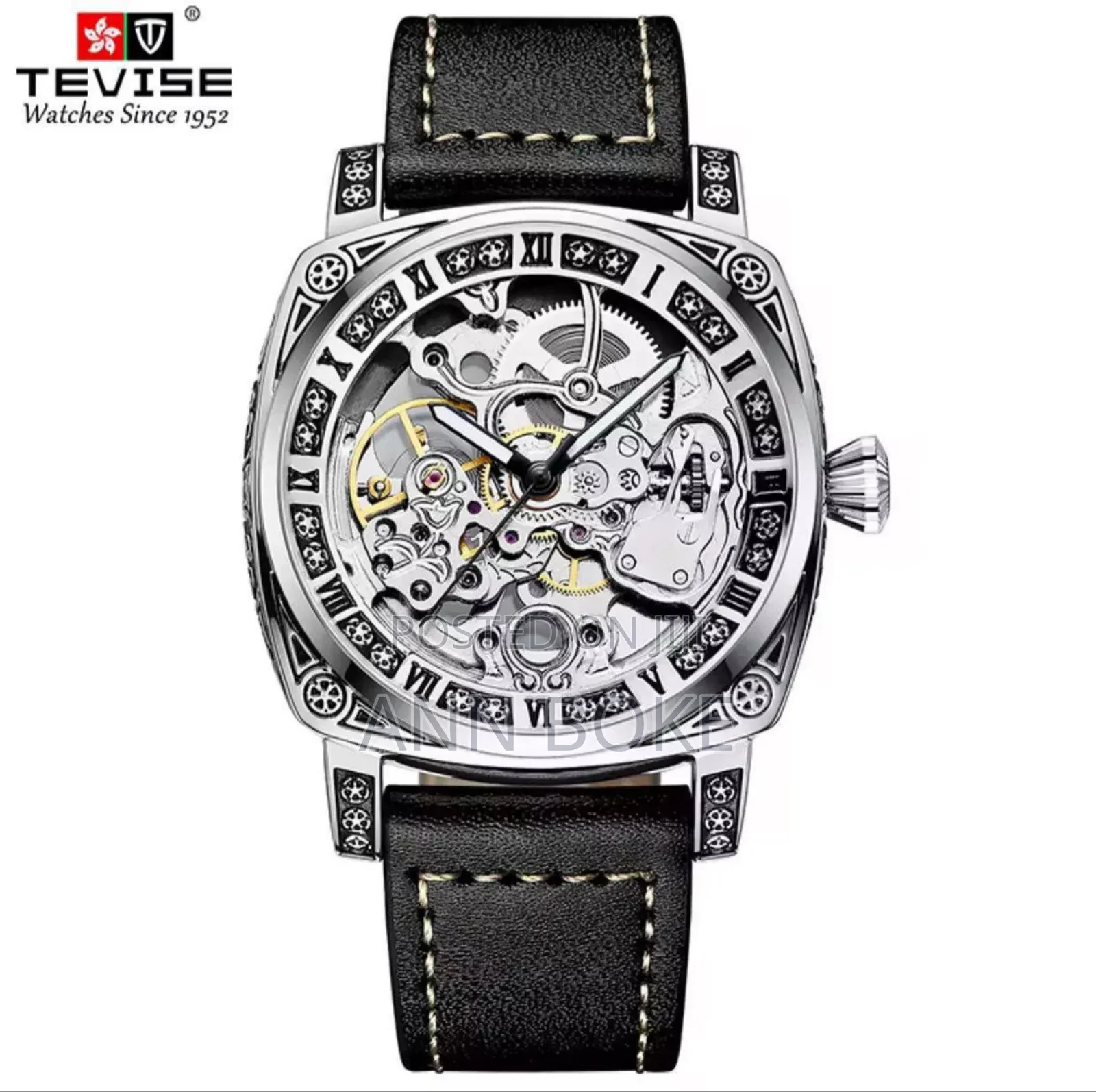 Tevise Automatic Skeleton Design Gents Watch *