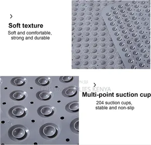 Bathroom Mat Anti- Slip Bathroom Bathtub Floor Mat With Suction