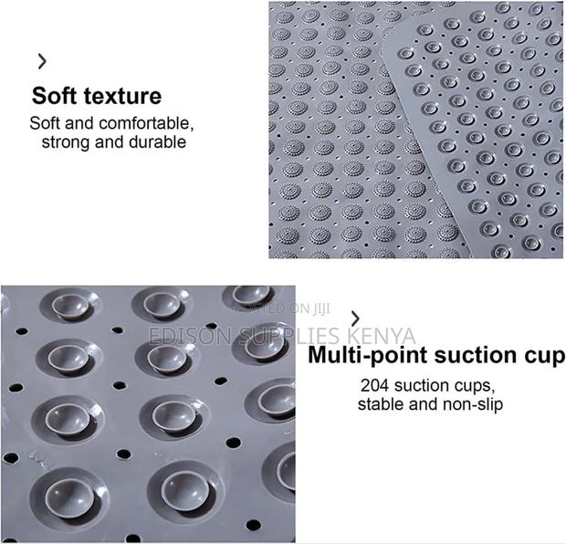 Bathroom Mat Anti- Slip Bathroom Bathtub Floor Mat With Suction - thumbnail 3