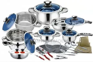 30pc Stainless Steel Sufuria Set/Marwa 30pc Stainless Steel Sufuria