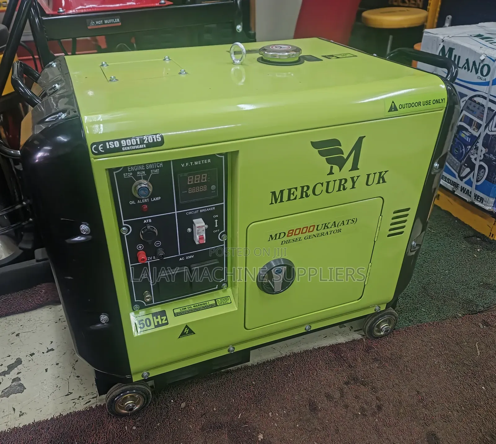Mercury Uk Diesel Generator 7.5kva With Ats