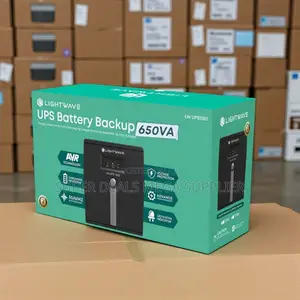 Lightwave 650va Capacity Ups Fast Charging With Battery Backup