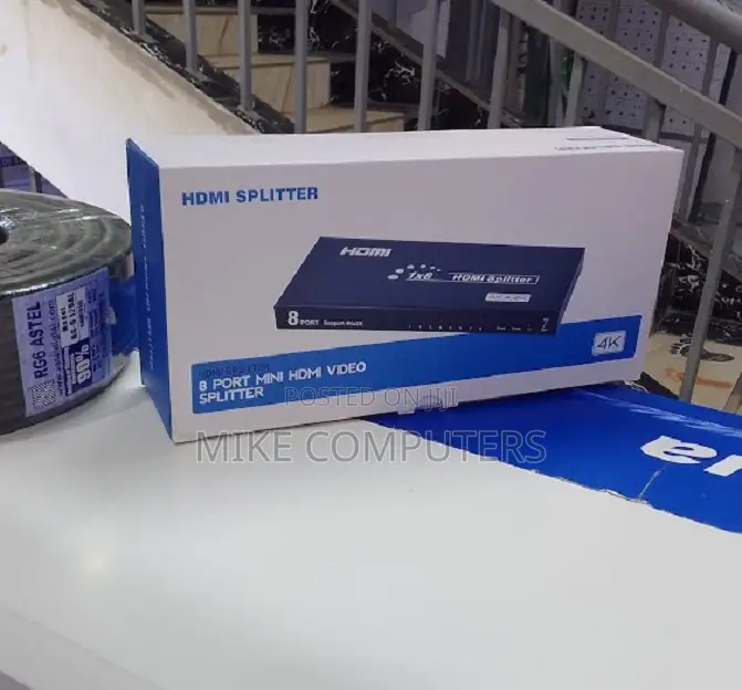 Hdmi Splitter 8 Port 1 Input 8 Output