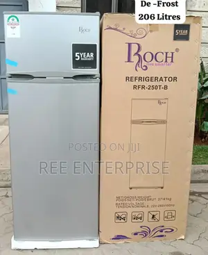 Roch 206 Litres RFR-250dt-B Double Door Refrigerator