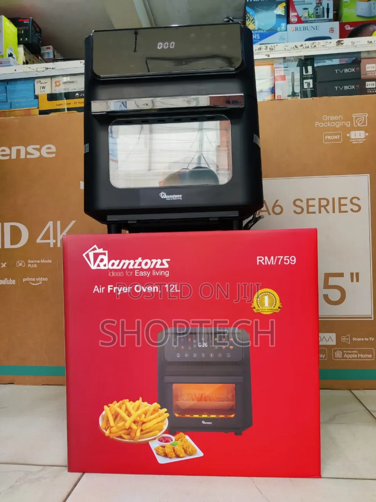 *Ramtons Air Fryer And Oven 12l