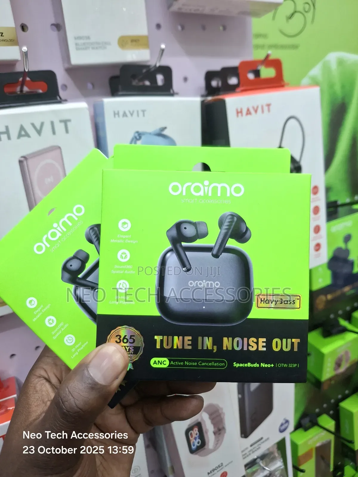 Oraimo Spacebuds Neo + Plus Anc (Active Noise Cancellation)