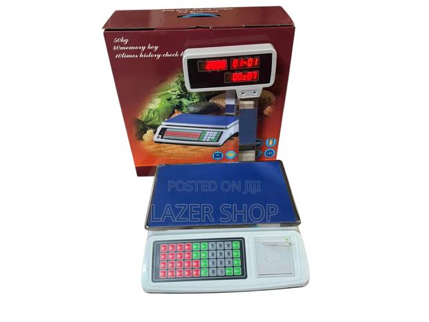 Maximum Weight 50kg 
40 Memory Receipt Scale = - main view