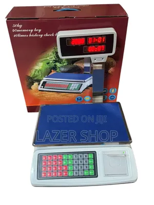 Maximum Weight 50kg 
40 Memory Receipt Scale =