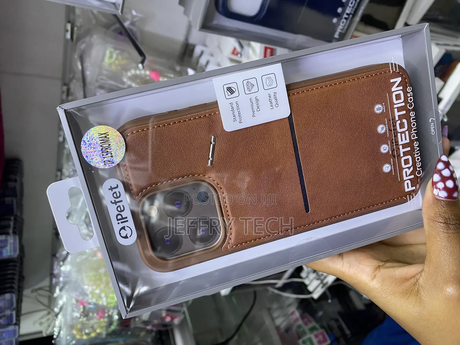 Iguer iPhone 15 Pro Max Wallet Magsafe Case With Card Holder