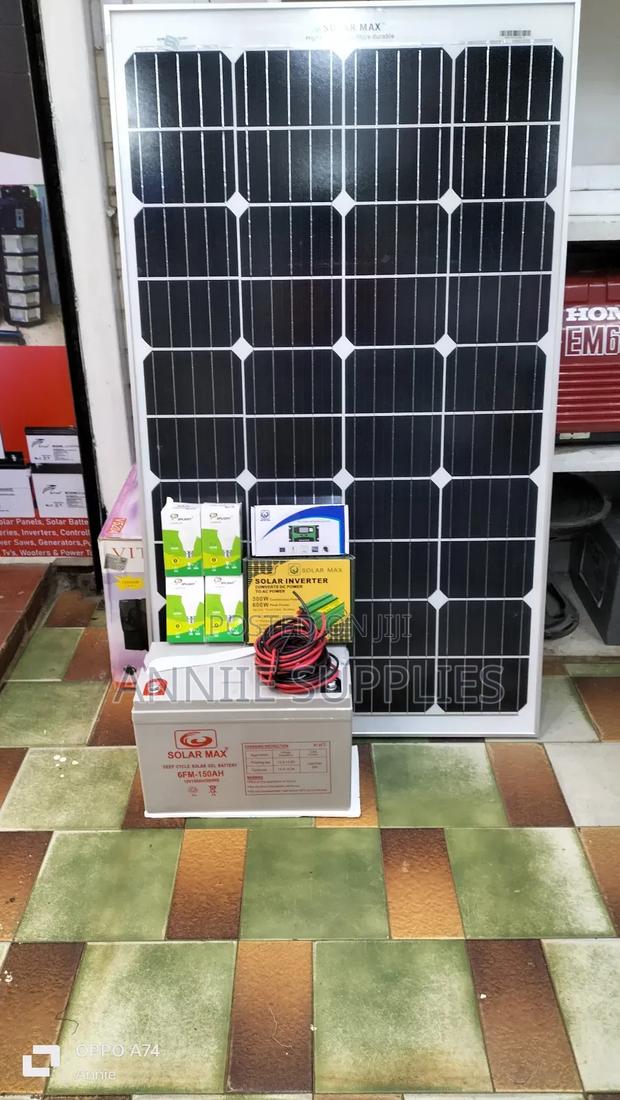 250 Watts Solar -150ah Gel Battery - 300w Inverter - 30a Controller