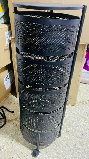 5 Tier Metal Round Vegetable/Fruit Rack