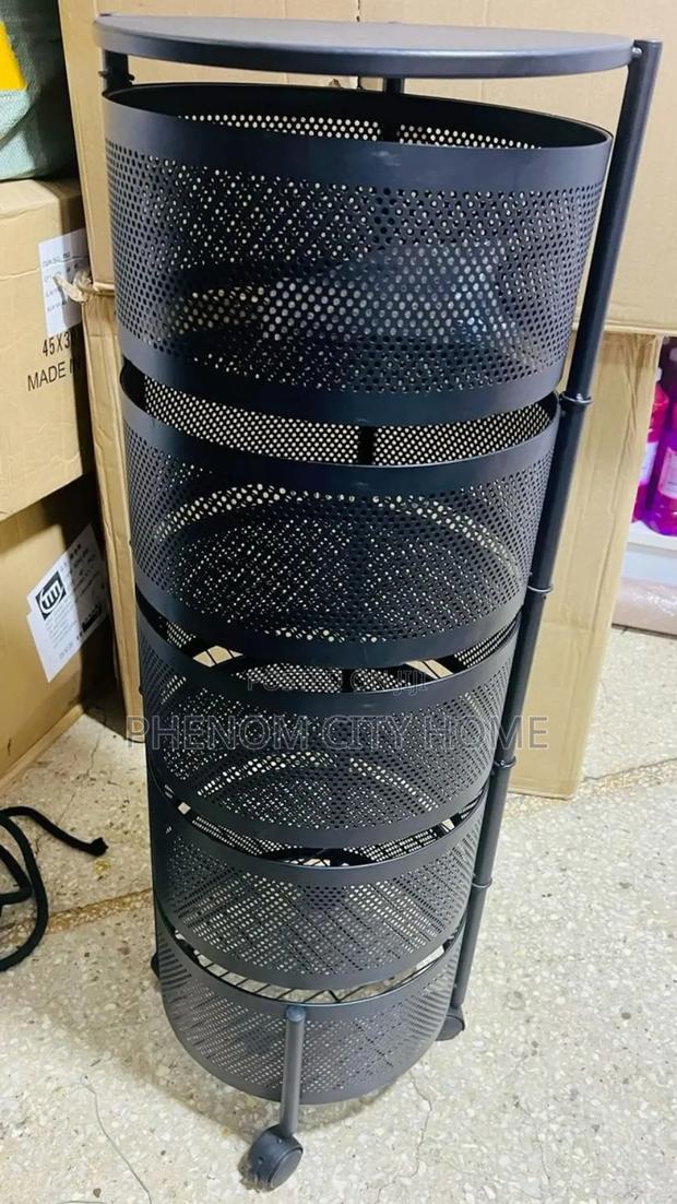 5 Tier Metal Round Vegetable/Fruit Rack