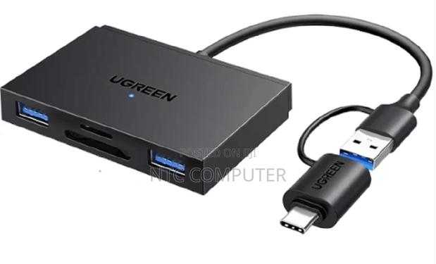 Ugreen 4-in-1 Card Reader With Usb-C Usb-a 2-in-1 Interface -Cm812