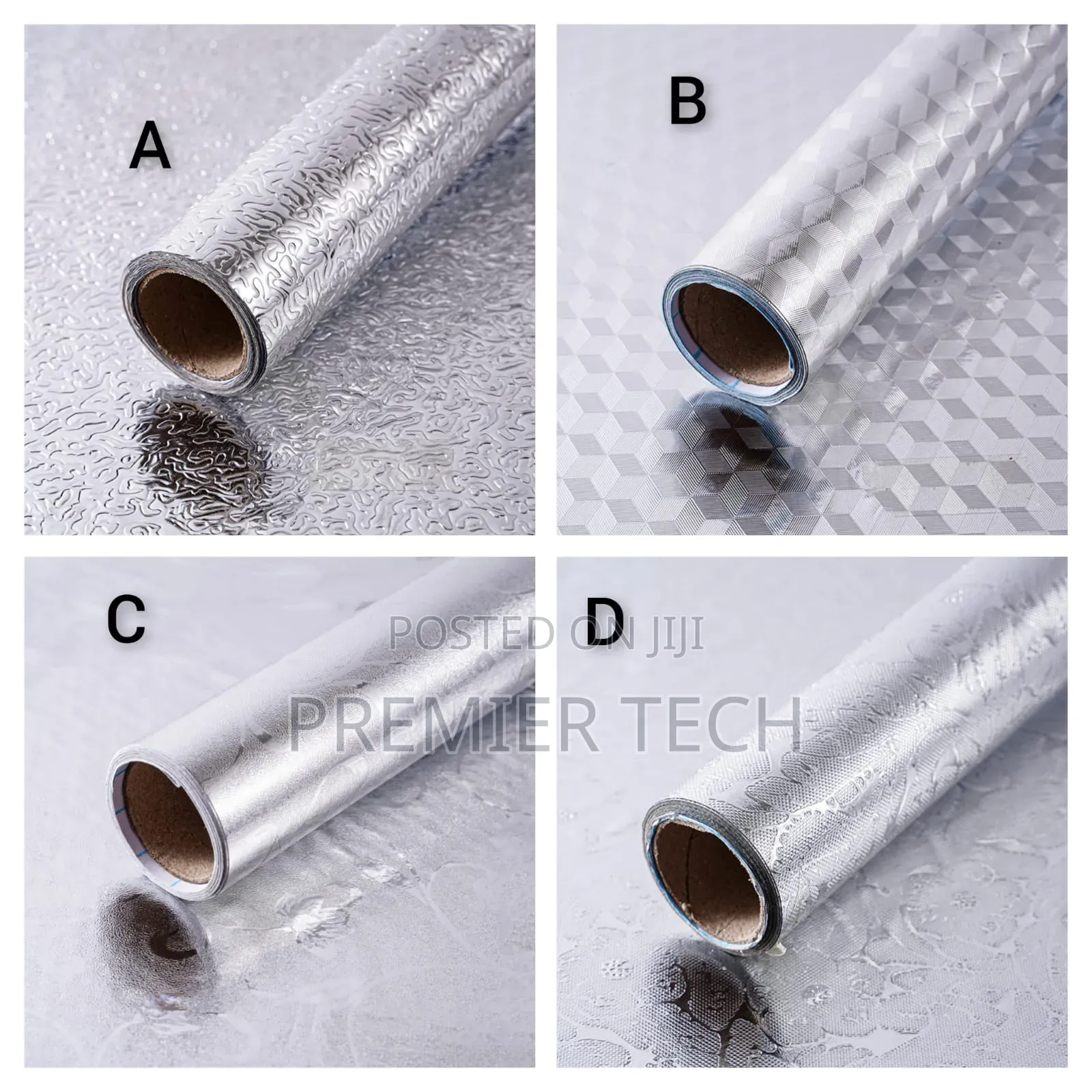 *Silver Aluminium Foil /Kitchen Table Top Liner